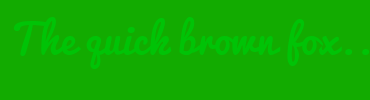 Image with Font Color 00C306 and Background Color 12AB00